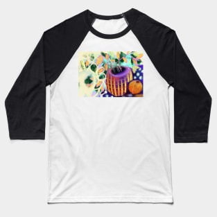 Purple vase and orange Baseball T-Shirt